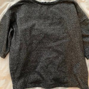 Zara Oversized Shimmer TShirt